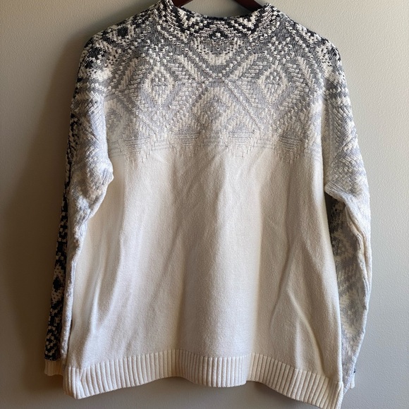 J. Jill Cotton Blend Pullover Crewneck Sweater Size Medium - Picture 2 of 8